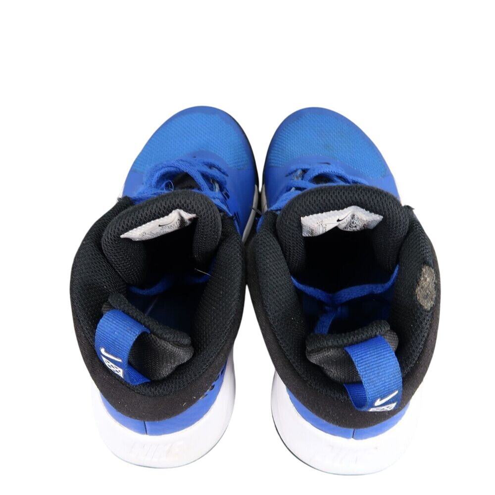 Nike Shoes Kids 4 Sneaker Team Hustle D9 GS Athletic Trainer Basketball Blue Mid - Picture 9 of 14